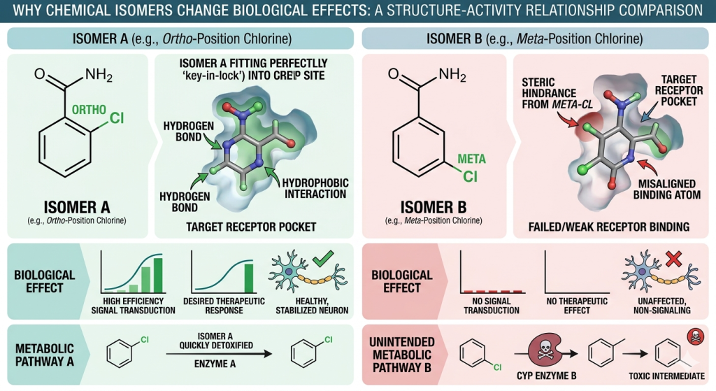 SR-17018 isomer importance